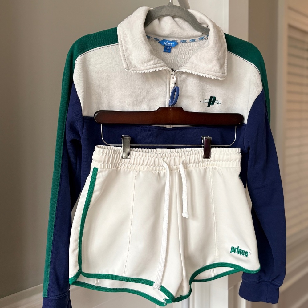 Prince Tennis Set Target x Zara Collab Jacket M Shorts S Retro Athletic